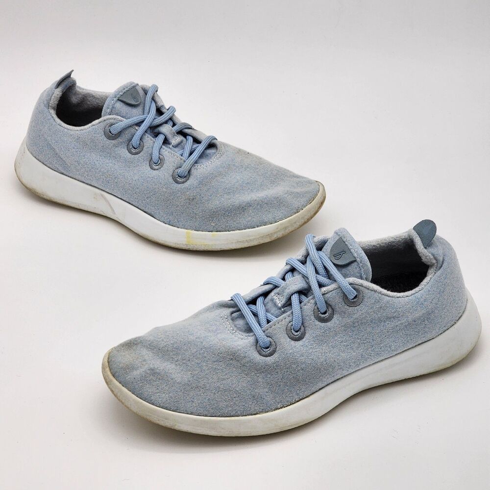 Allbirds Wool Runners Sneakers Trainers Light Blue Women's Size 9